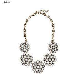 J.Crew crystal rosette necklace J.Crew crystal rosette necklace