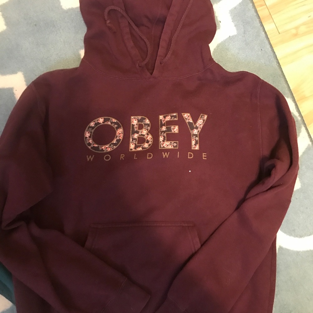 Obey hooded sweatshirts