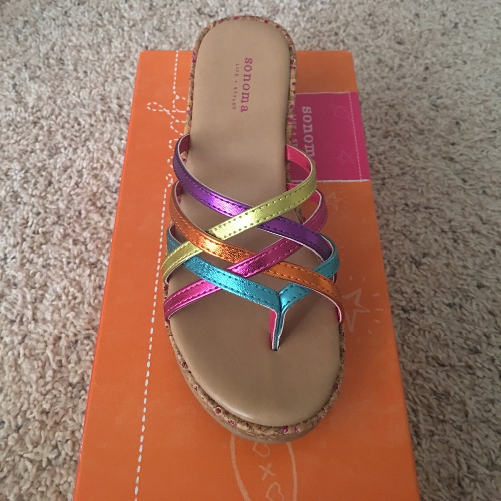 Girls wedge sandal