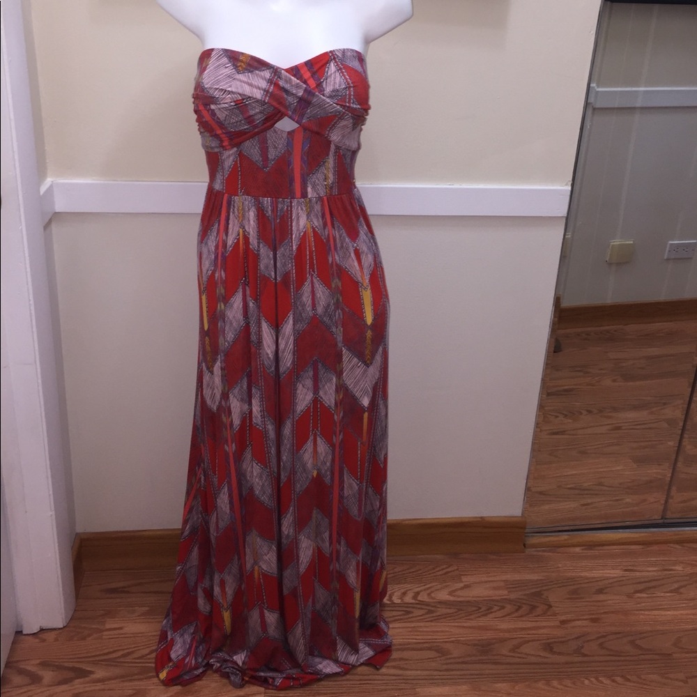 Guess strapless maxi