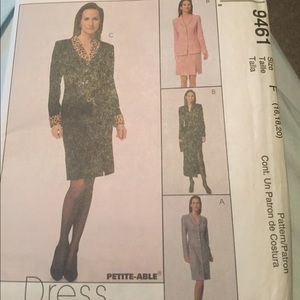 McCalls Misses Coat Dress Jacket Skirt Pattern McCalls Misses Coat Dress Jacket Skirt Pattern