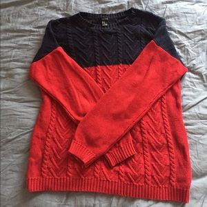 Forever21 Colorblock Sweater
