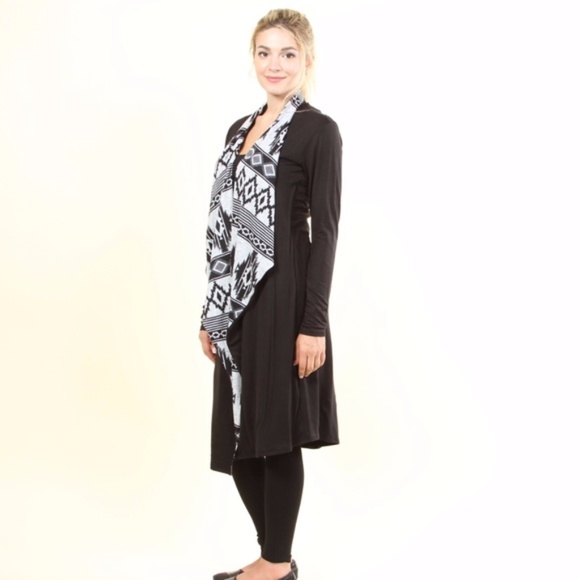 Native Print Cardigan - Picture 3 of 3