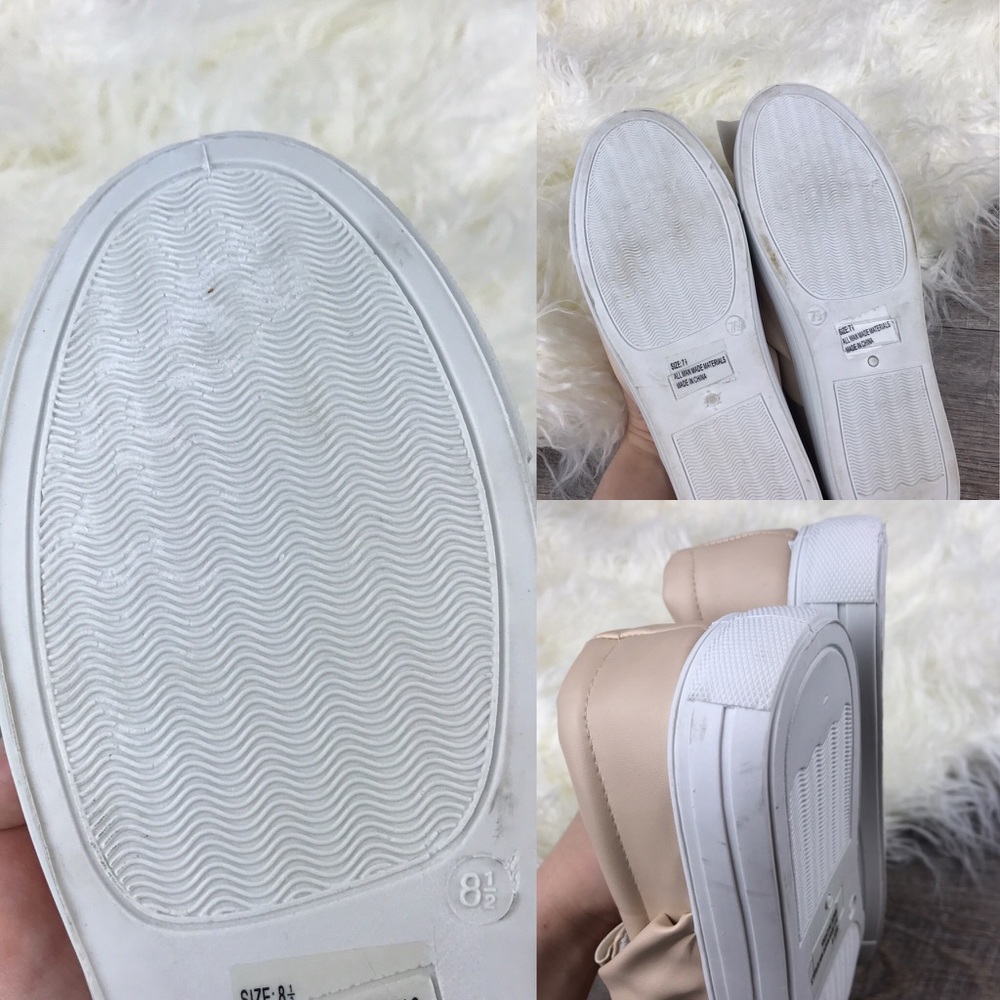 Qupid Blush Knotted Skimmer Sneaker - Picture 3 of 4