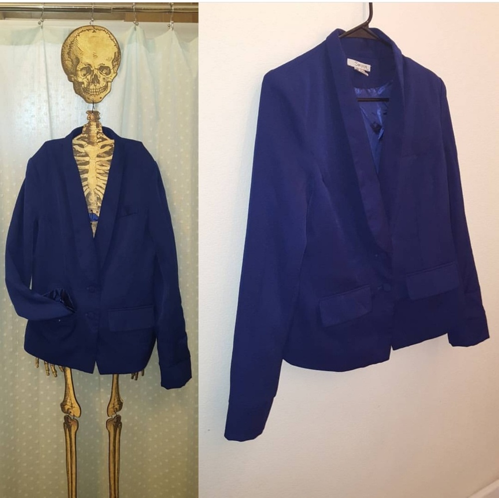 Royal blue blazer