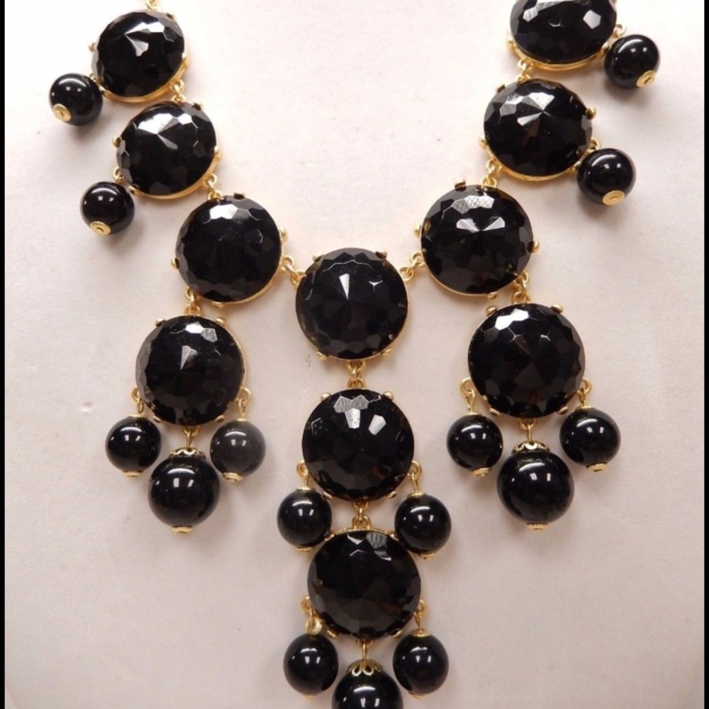 J.Crew Bubble Necklace - Black
