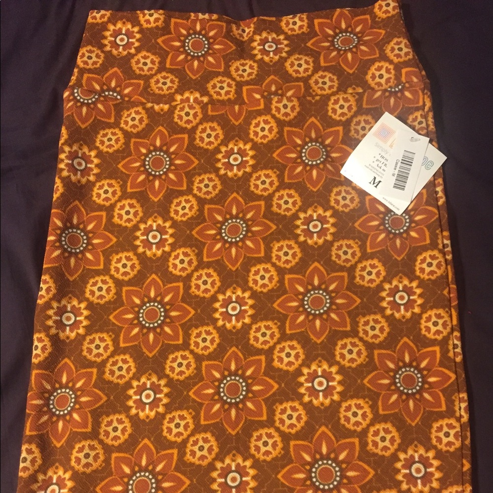 LULAROE fall color cassie skirt