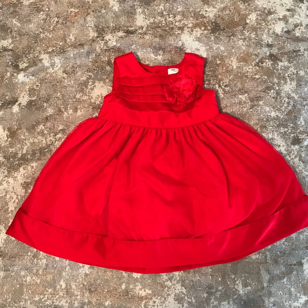 Size 6 month red dress