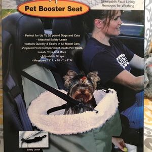 New, never uses Pet Booster Seat