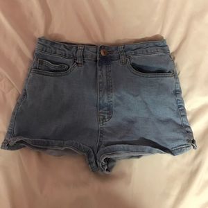 High waisted shorts