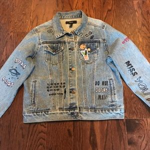 Embroidered Denim Jacket