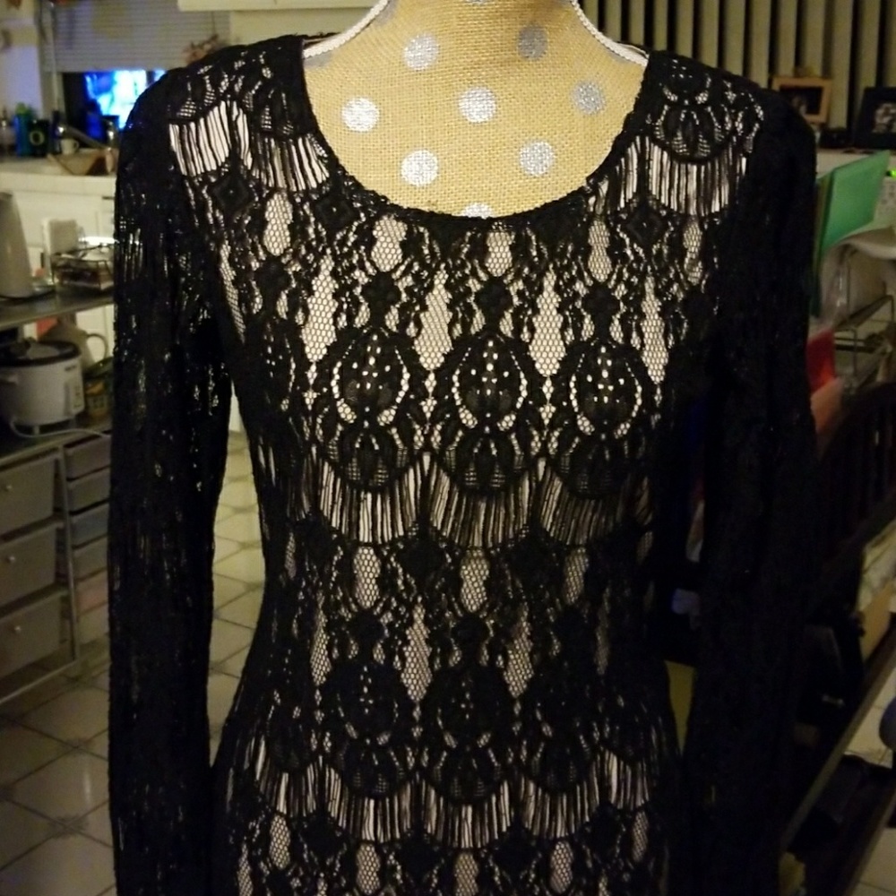 Little Black Lacey Dress