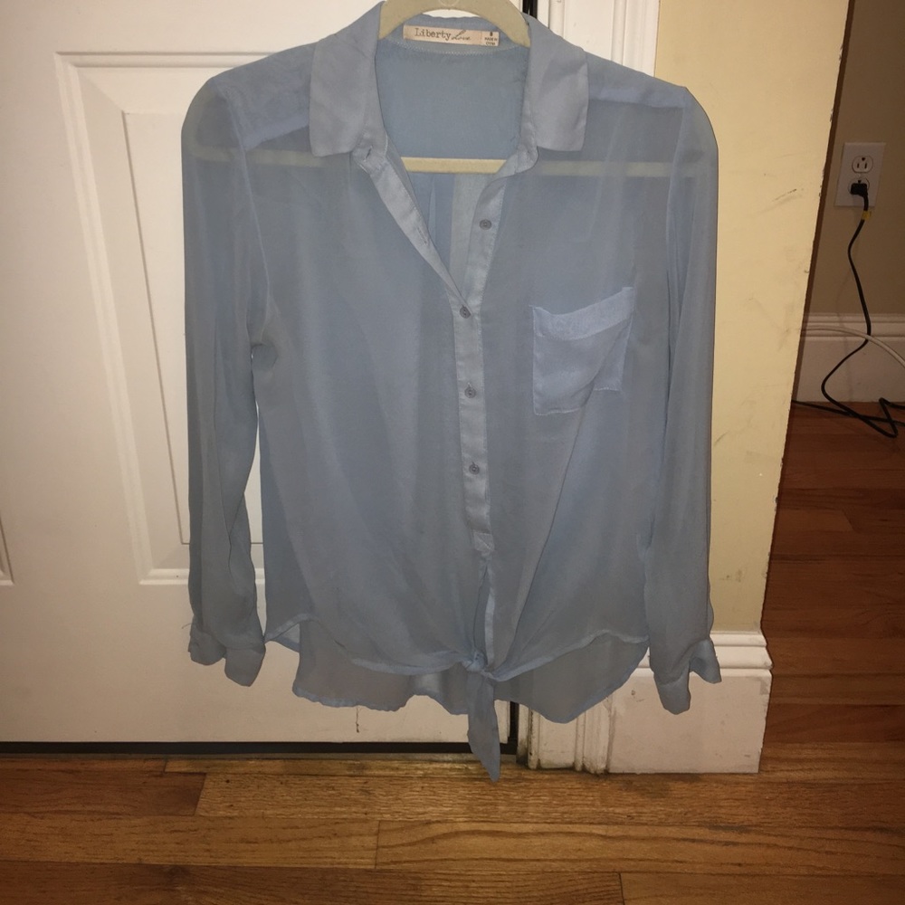 Light Blue Blouse