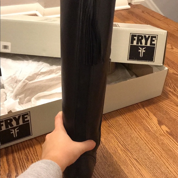 Frye Molly Tassel Boots, 8, EUC - Picture 3 of 8