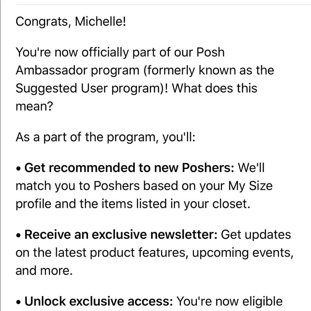 Posh Affiliate and Suggested User!