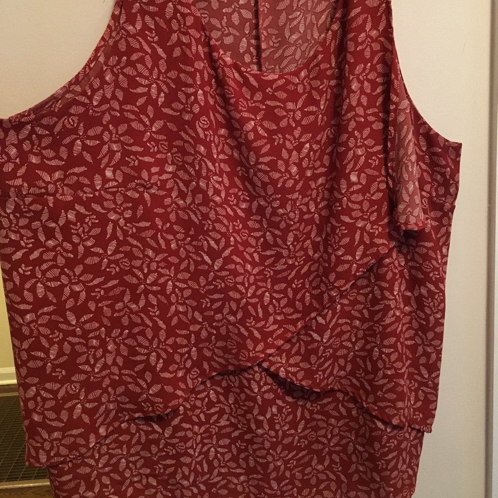 Ava& Viv 2X Sleeveless Blouse