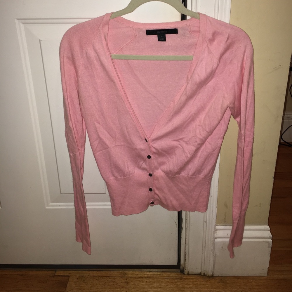 Pink Express Cardigan