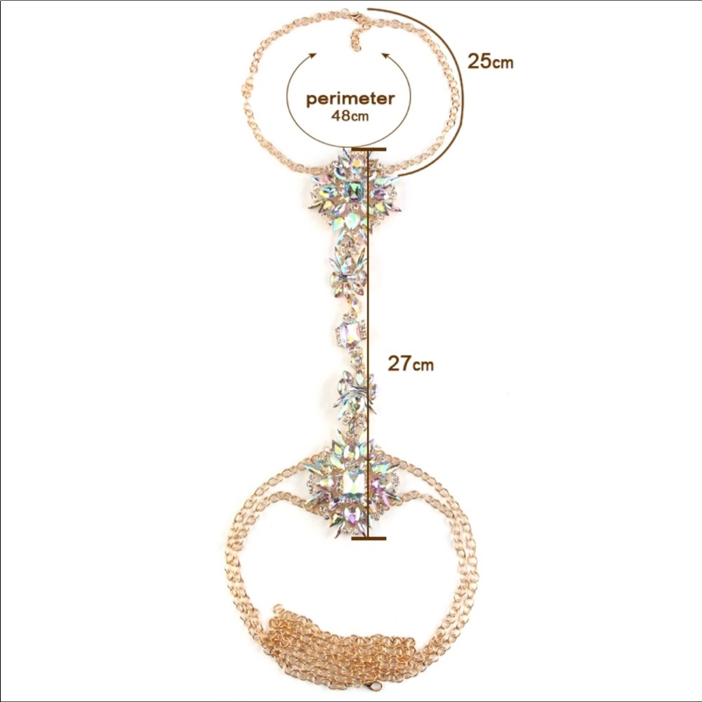 ✨New✨Boho Crystal Statement necklace - Picture 6 of 8