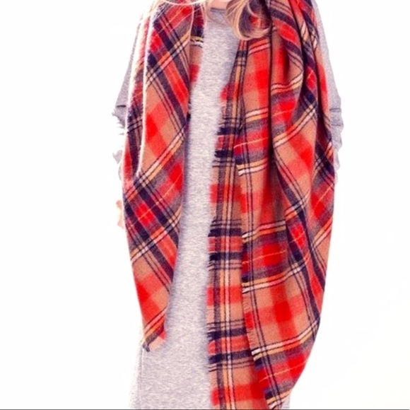 New Arriving🛍Tartan Plaid Oversized Blanket Scarf - Picture 2 of 4