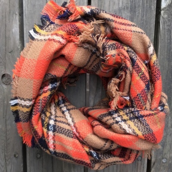 New Arriving🛍Tartan Plaid Oversized Blanket Scarf - Picture 3 of 4