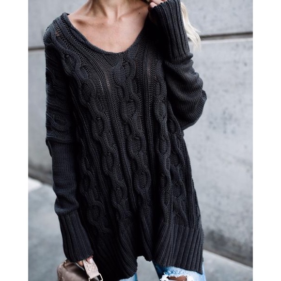 🆕Dark Olive Knit Sweater - Picture 5 of 8