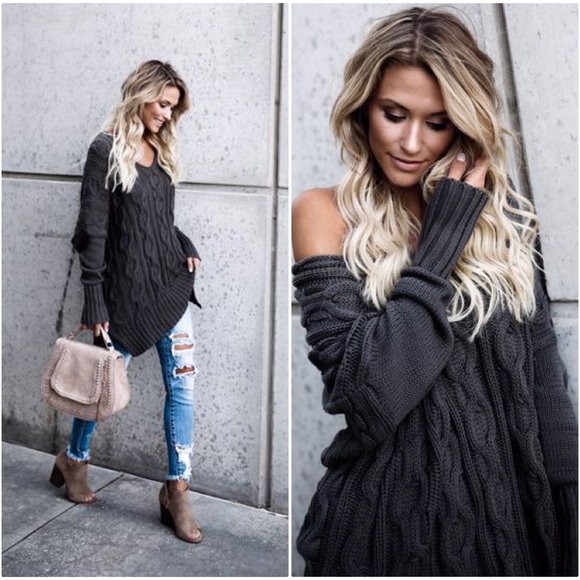 A Mermaid's Epiphany Sweaters - 🆕Dark Olive Knit Sweater