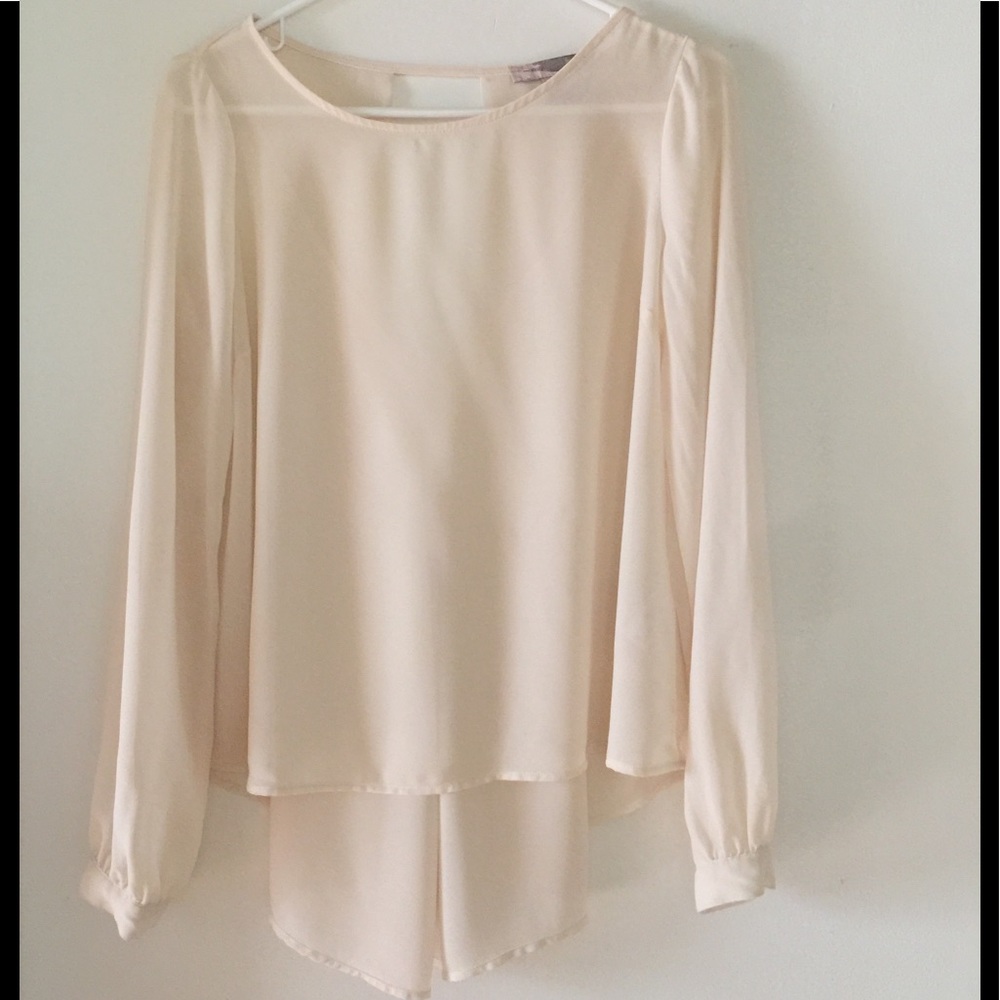 Cream Blouse