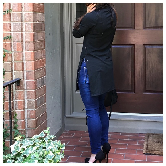 ✨LAST ONE ✨Paris lace up sides tunic - Picture 5 of 7