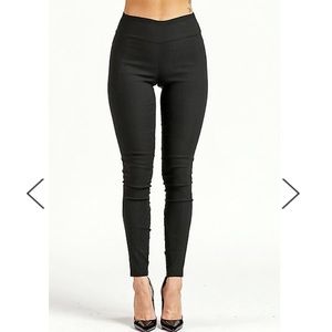 Black high waist pants
