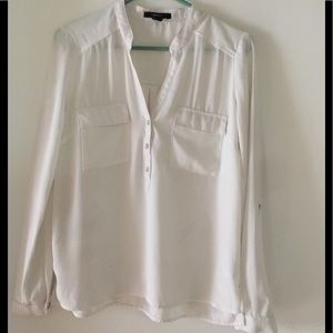 Pocketed Silky Blouse