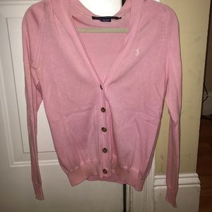 Light Pink Ralph Lauren Cardigan