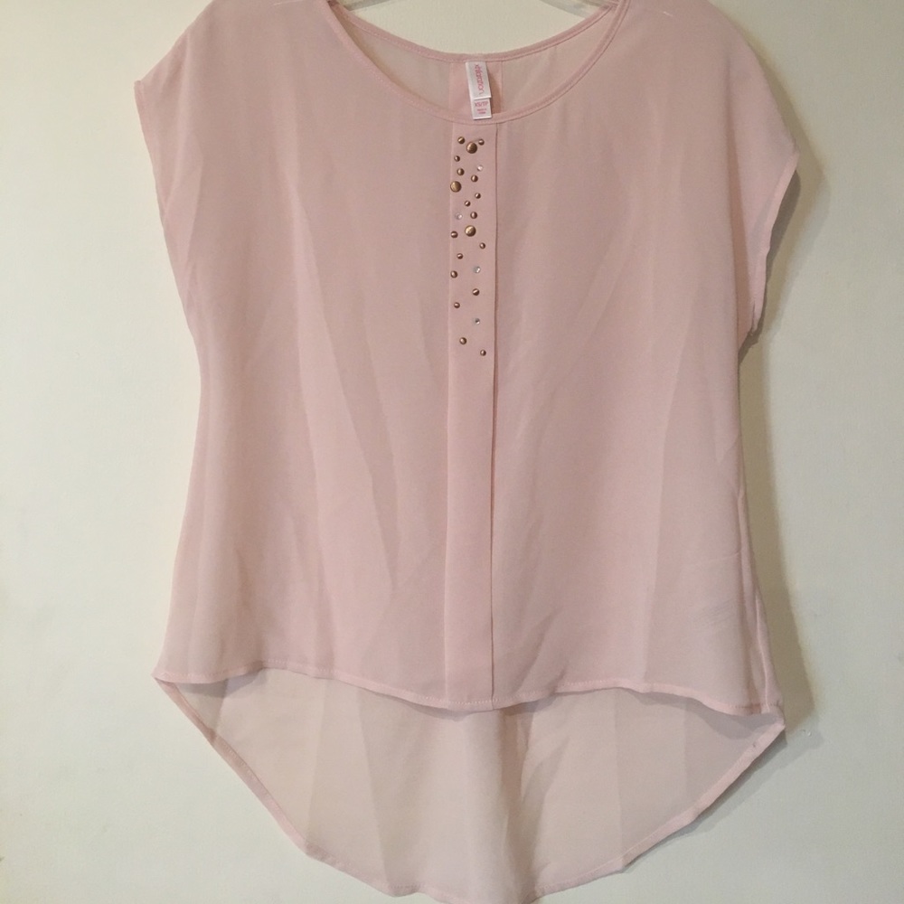 Xhilaration Womens High Low Top