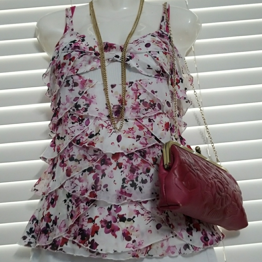 🍒NWOT WHBM Silk Tank Top