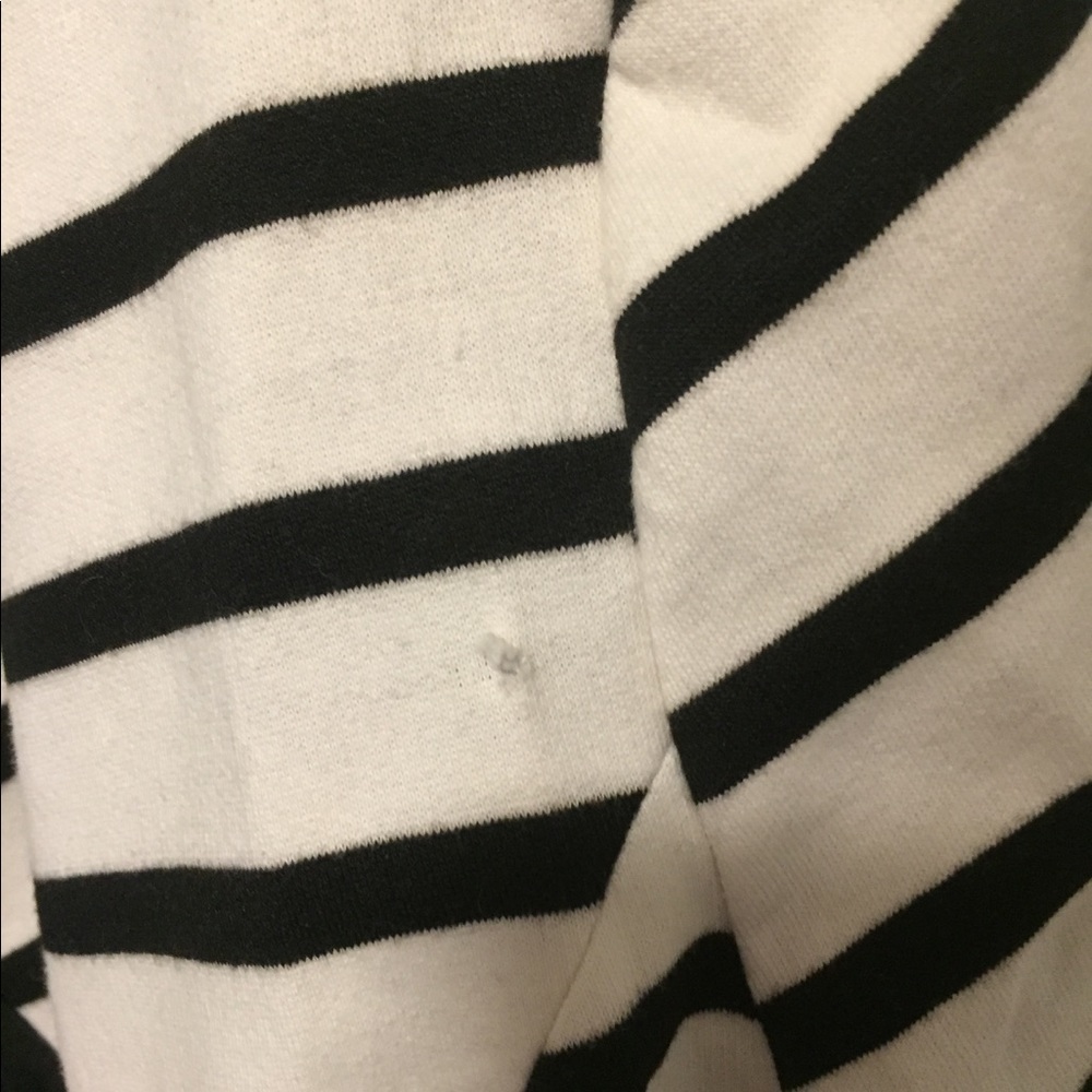 Anthropologie white/black striped blazer - Picture 2 of 8