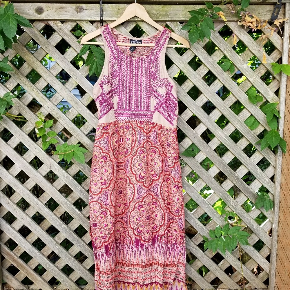 Patterned Maxi Dress