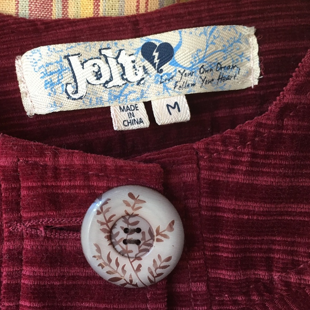 Jolt Corduroy Crop Jacket - Picture 3 of 4