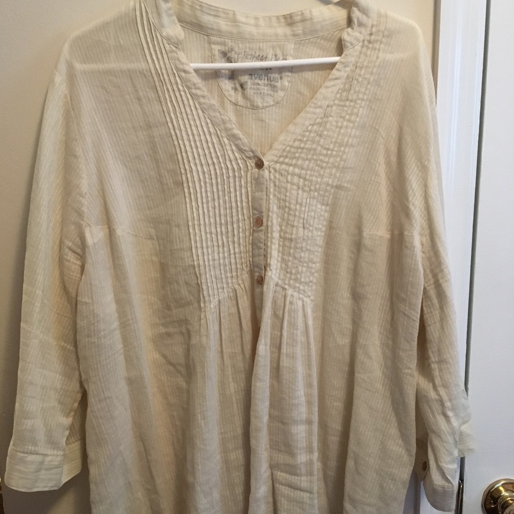 Avenue Size 22/24 Sheer Blouse