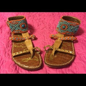 Sam Edelman beaded & studded sandals - Gorgeous! Sam Edelman beaded & studded sandals - Gorgeous!