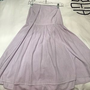 Purple seersucker dress