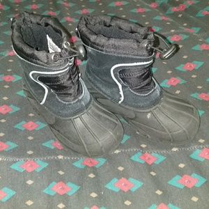 Black Snow Boots