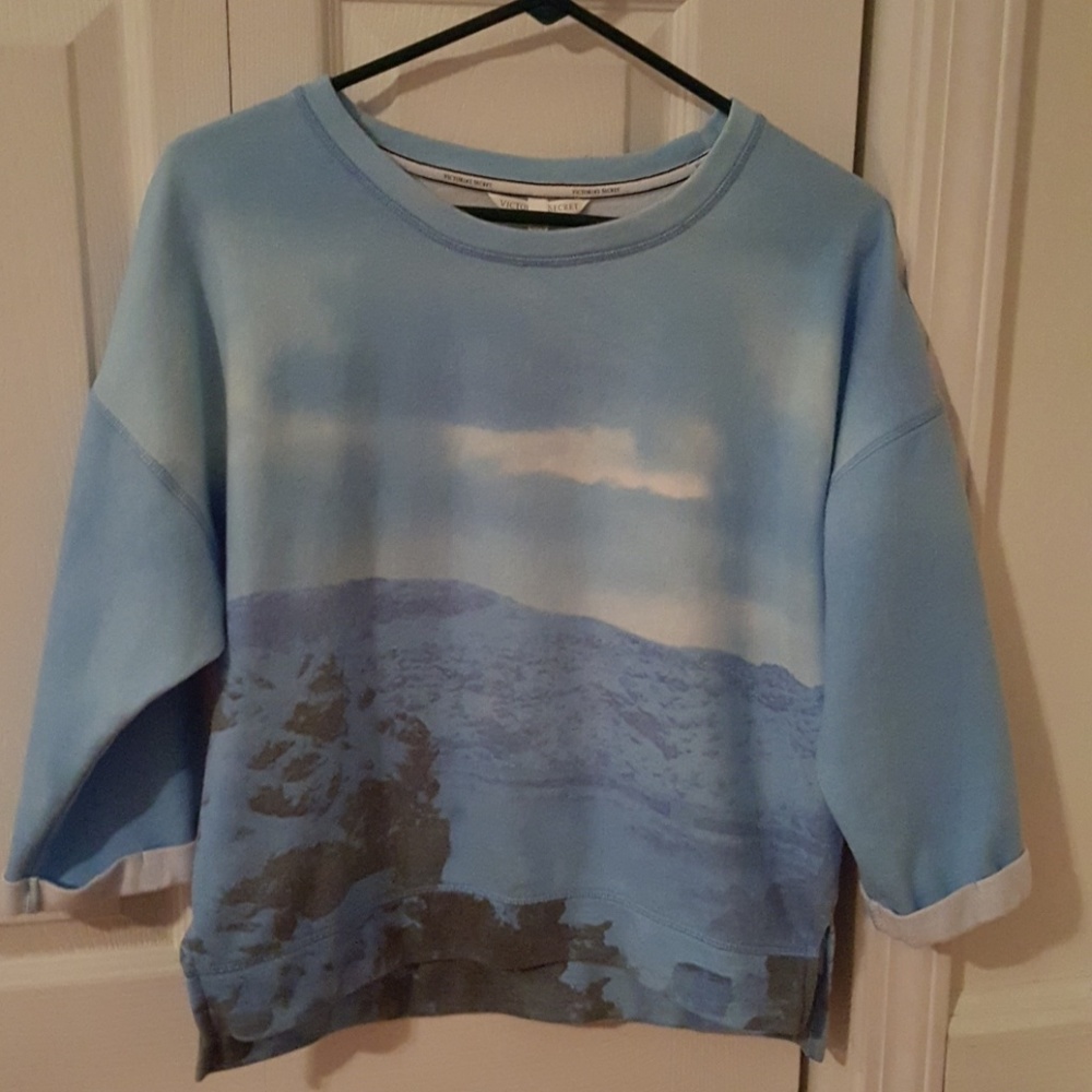 Victoria's Secret  slouchy, lounge sweatshirt .
