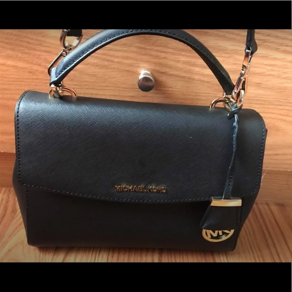 MK Ava extra small Saffiano leather