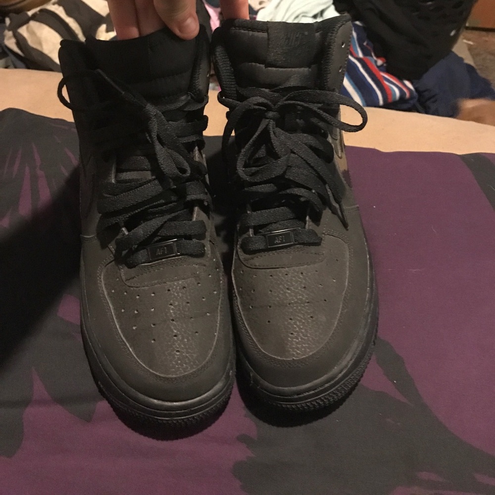 * SOLD ON MERCARI * black nike air force 1's