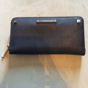 Rebecca Minkoff navy blue leather wallet