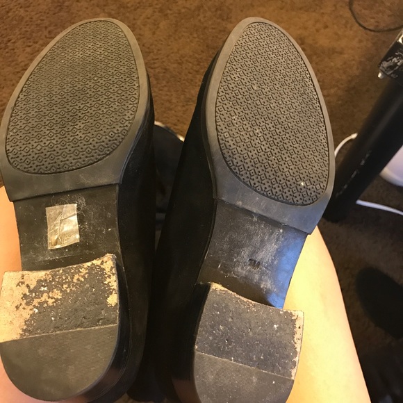 Tory Burch Over the Knee Boots Suede Black - Picture 5 of 5