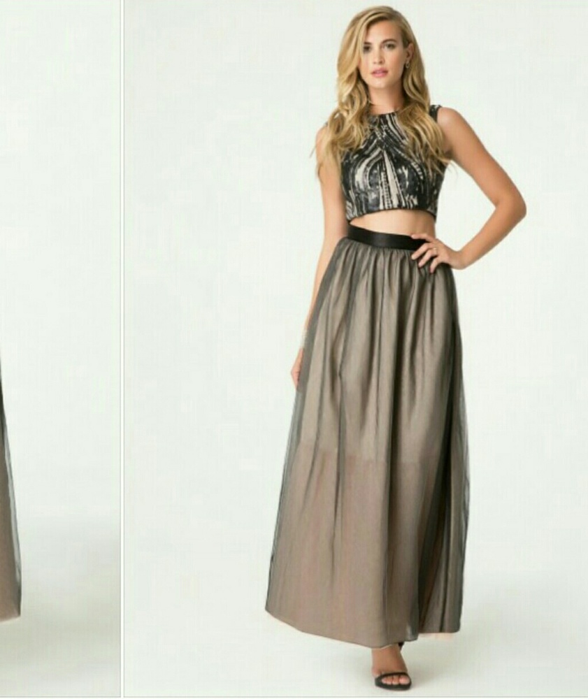 Black Nude Tulle Ball Gown Skirt Offer! - Picture 1 of 4