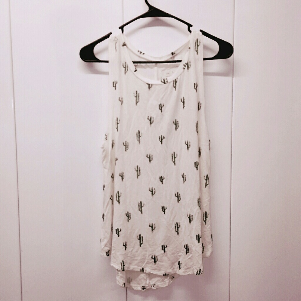Grayson Threads high low cactus tank top
