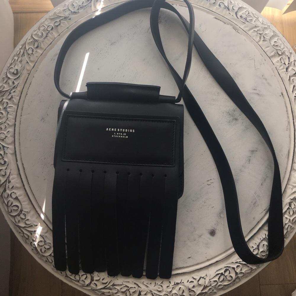 Sold! Acne studios fringe cross-body bag