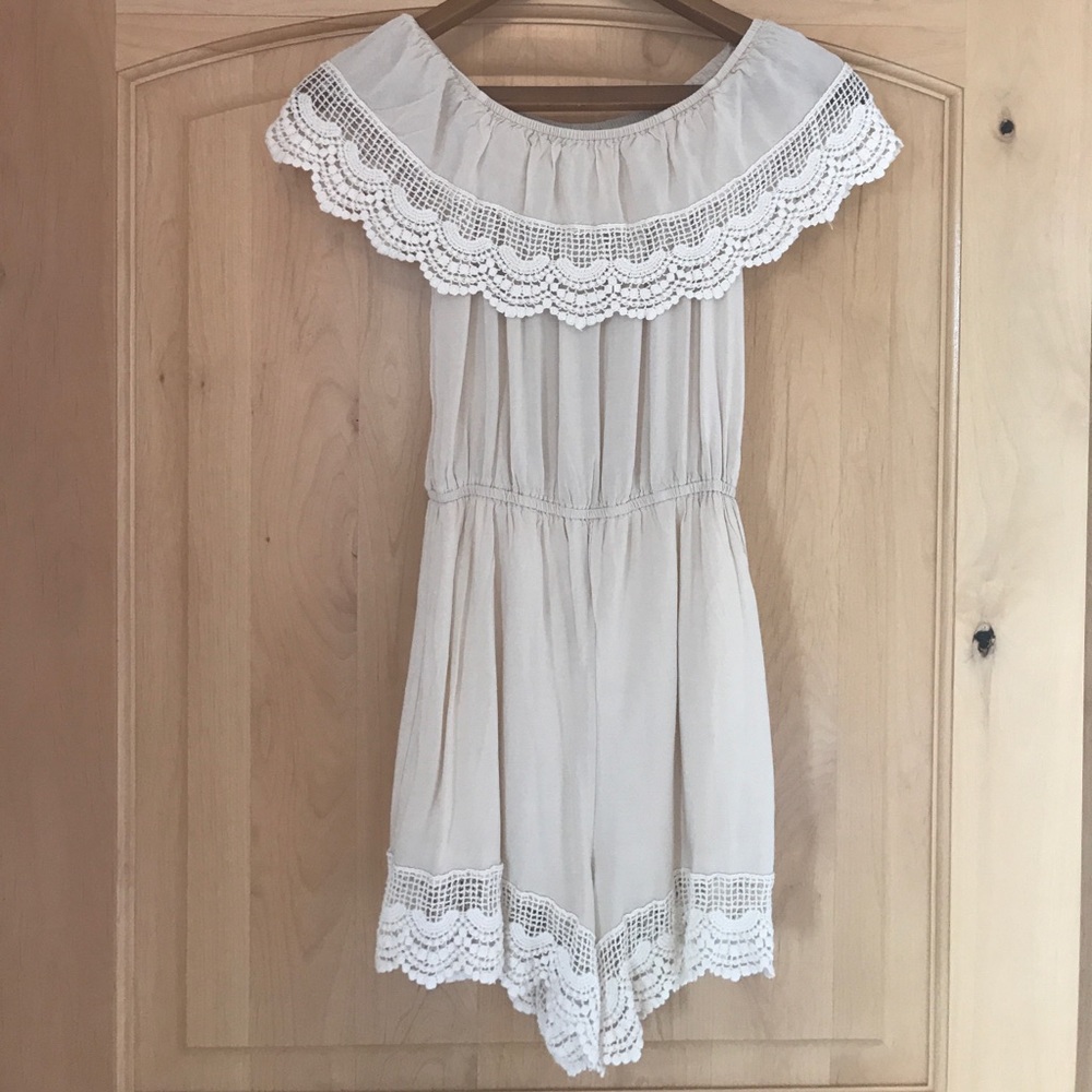 Off Shoulder Romper