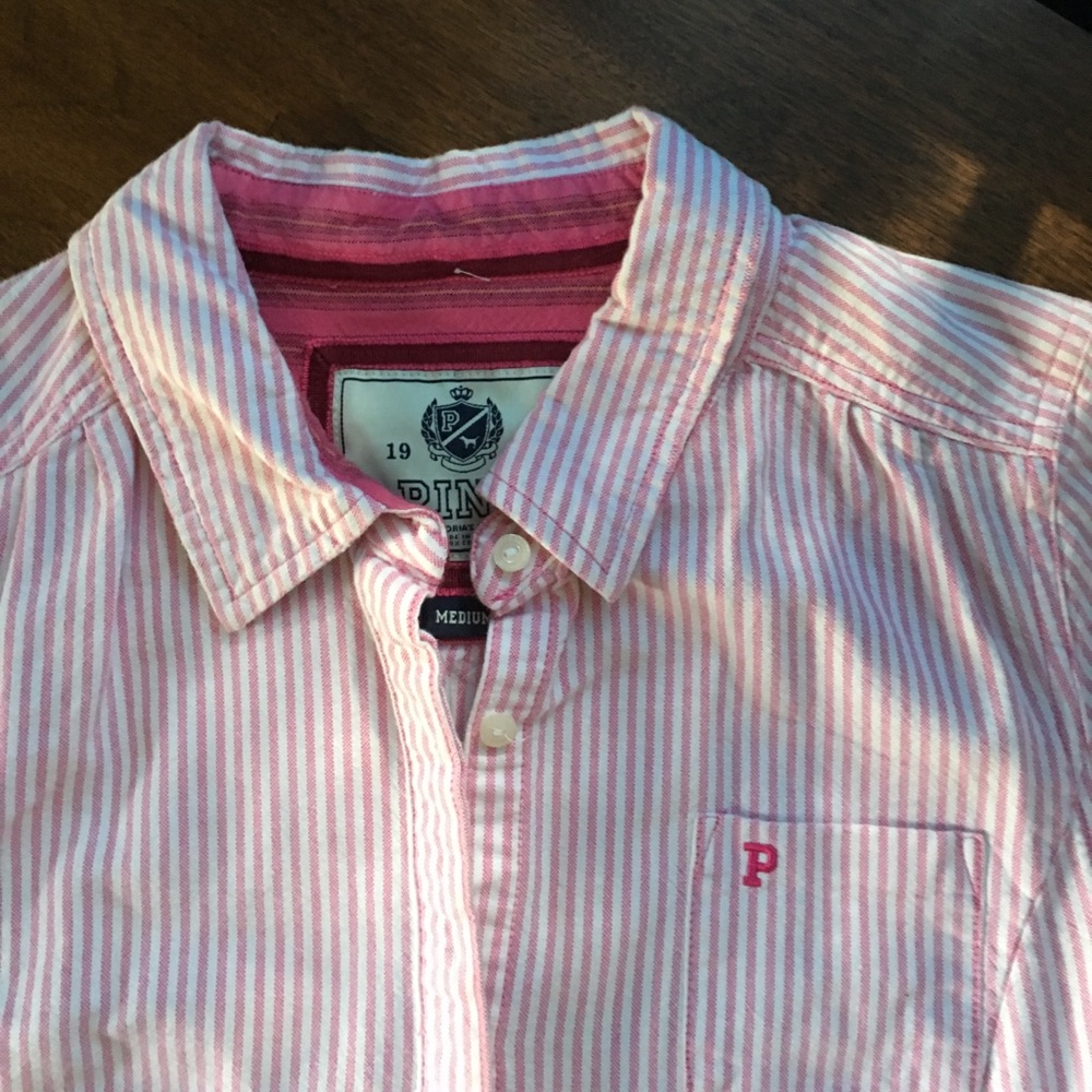 PINK shirt dress